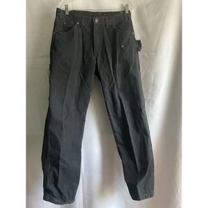 Dickies Jeans Mens Black Carpenter Denim Work Pants32x33